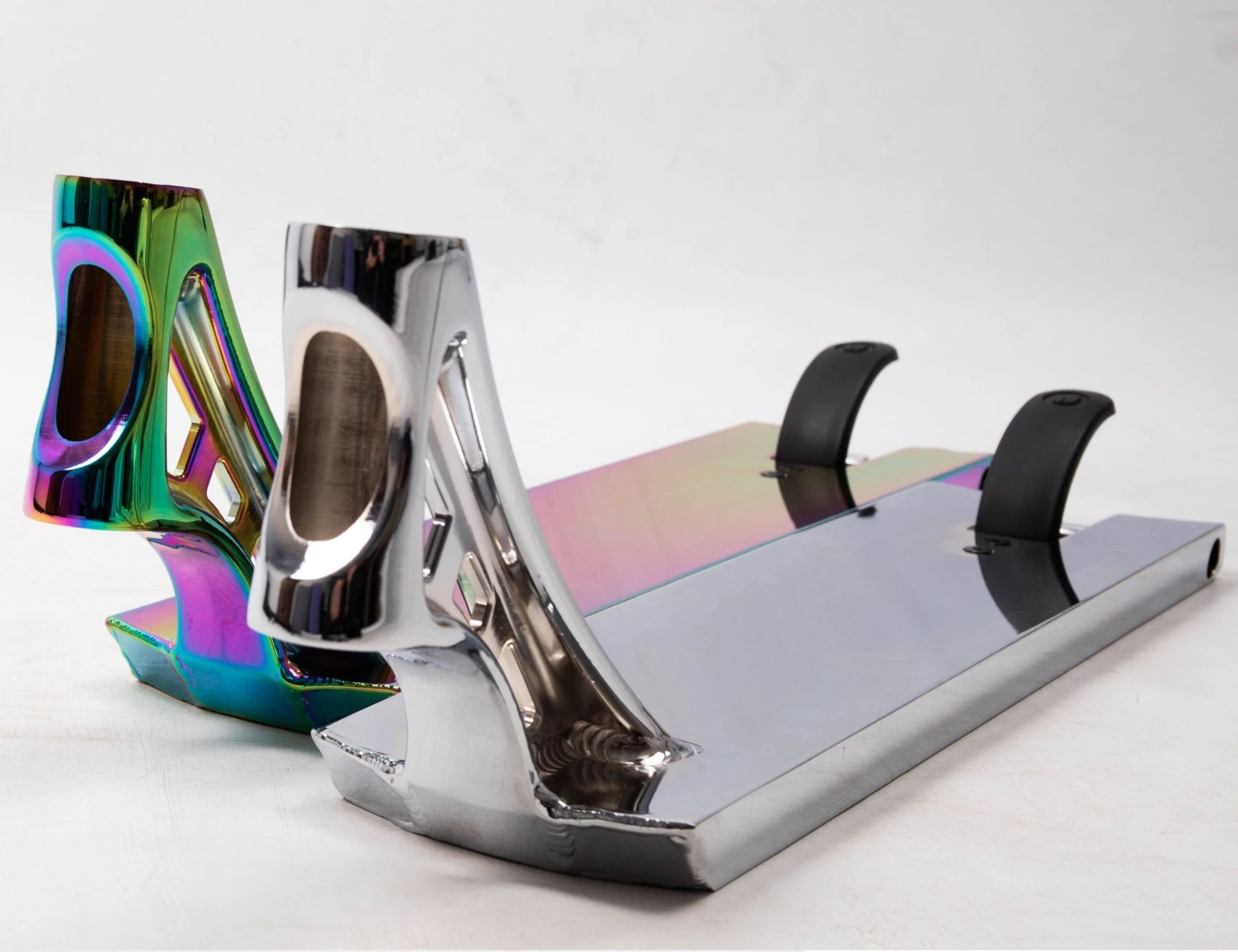 Blazer Pro Raider Scooter Deck - Chrome 500mm X 130mm - Image 4