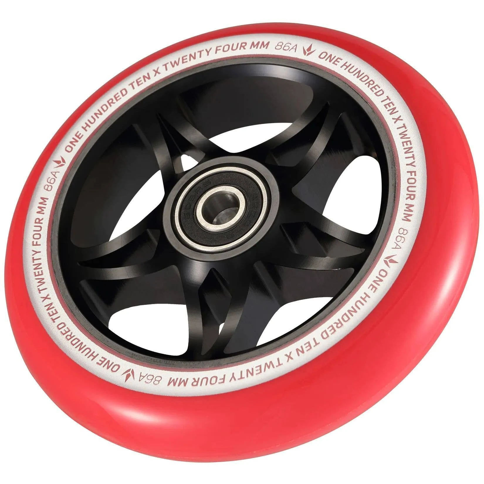 Blunt Envy S3 Scooter Wheel 110mm - Black/Red - Image 2
