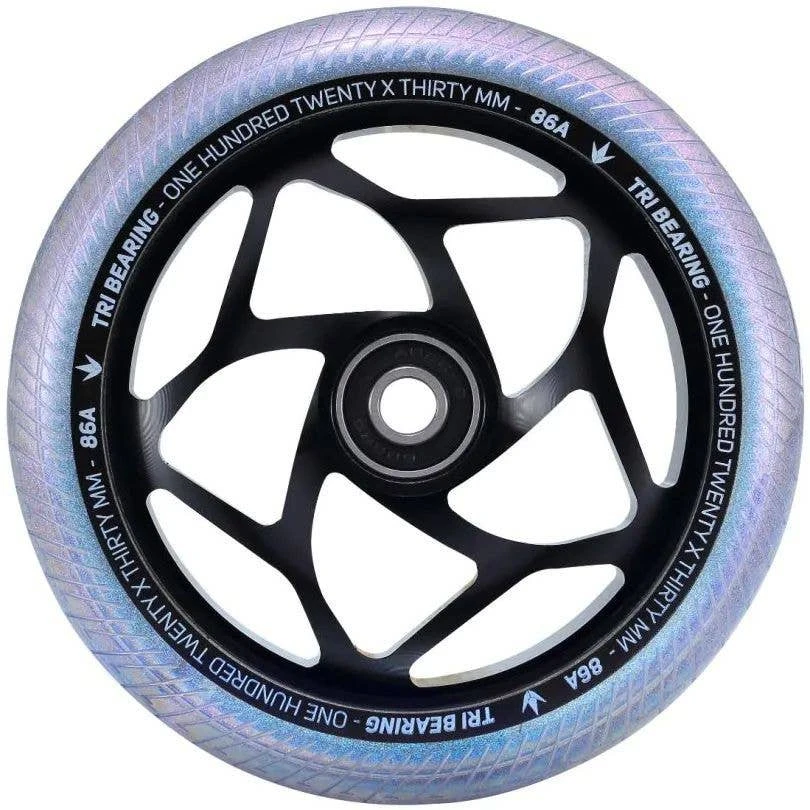Blunt Envy Tri Bearing Scooter Wheel 120mm X 30mm - Black/Galaxy