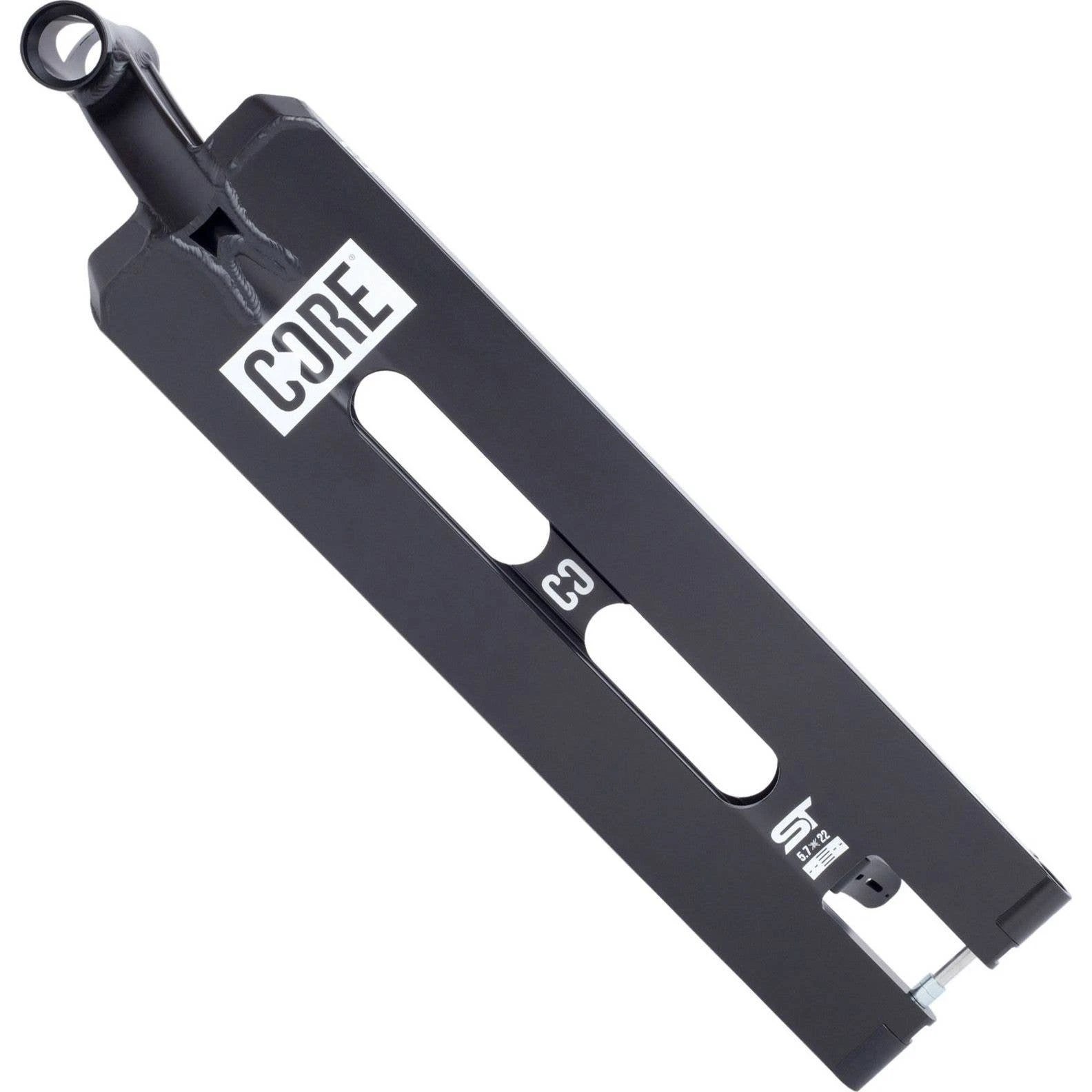 CORE ST1 Street Scooter Deck - Black 22" X 5.7" - Image 3