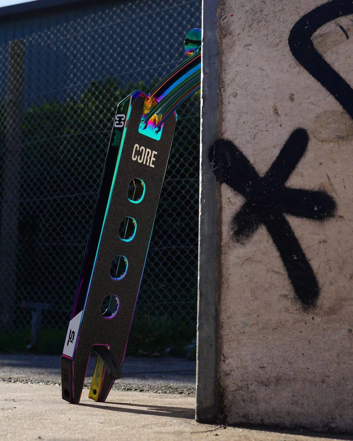 CORE SL1 (Super Light) Scooter Deck - Neochrome 20'' X 5'' - Image 6