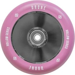 Drone Hollow Series Scooter Wheel 110mm - Smoked Chrome/Purple