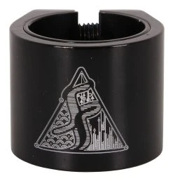 Fasen 2 Bolt Double Scooter Collar Clamp - Black