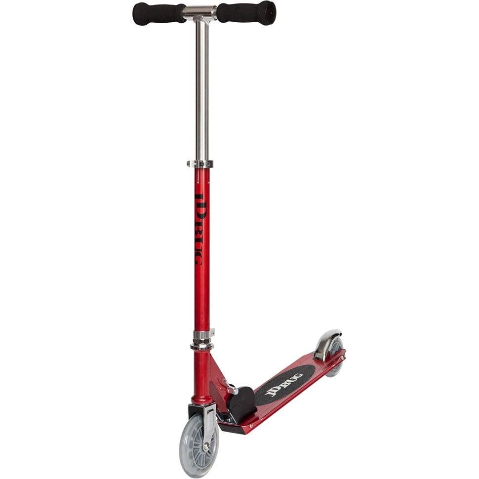 JD Bug Junior Street Folding Scooter - Red Glow