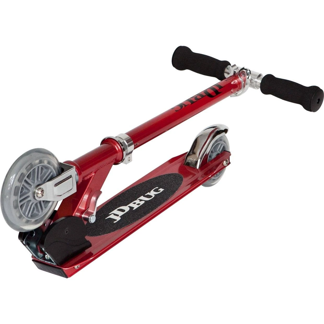 JD Bug Junior Street Folding Scooter - Red Glow - Image 3