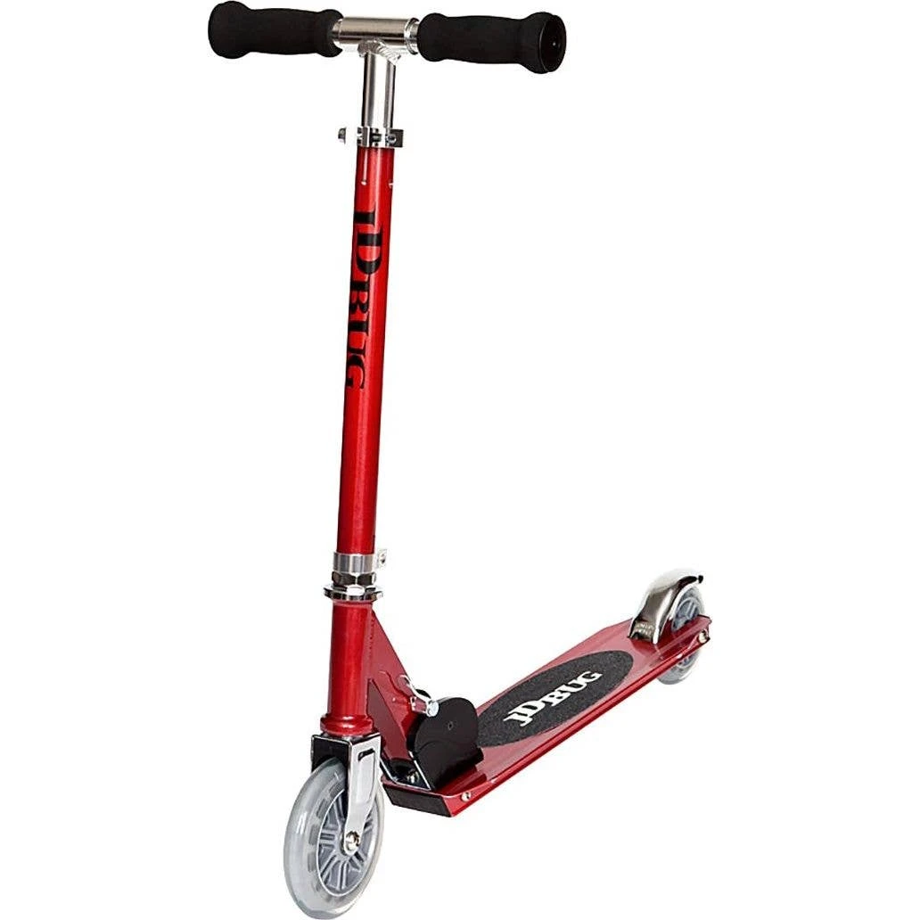 JD Bug Junior Street Folding Scooter - Red Glow - Image 2