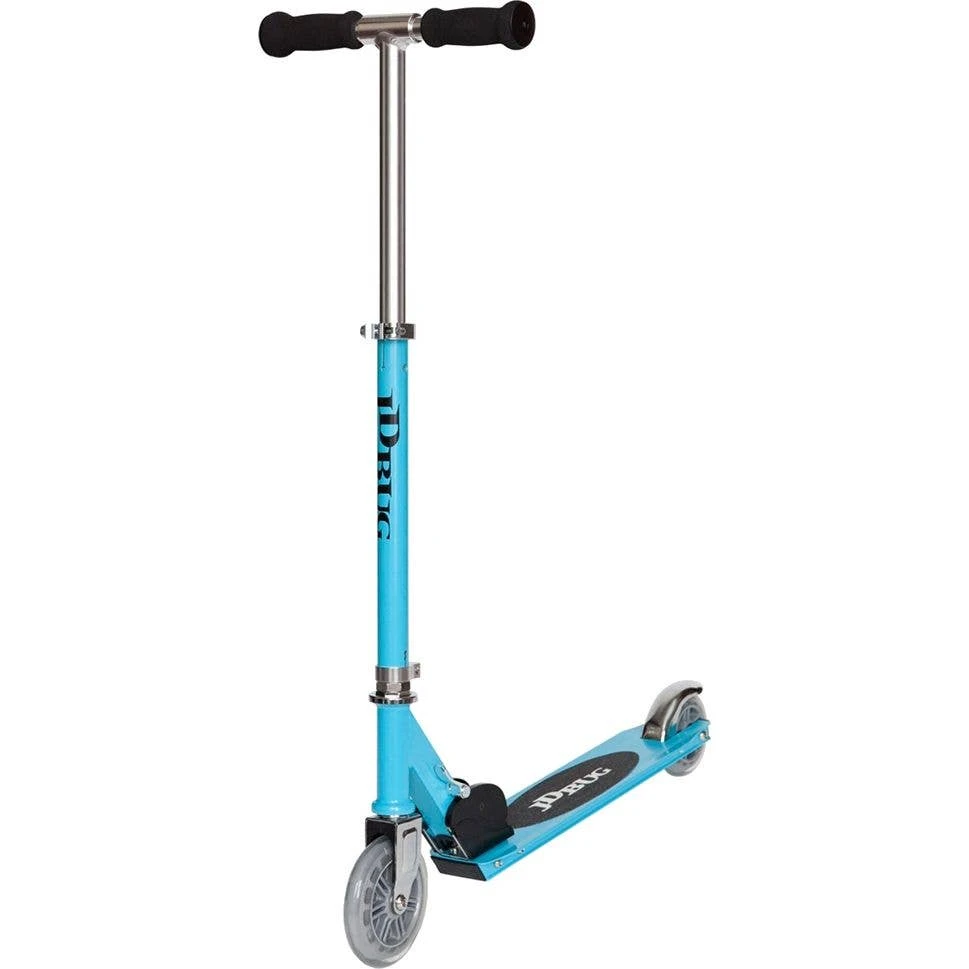 JD Bug Junior Street Folding Scooter - Sky Blue - Image 2