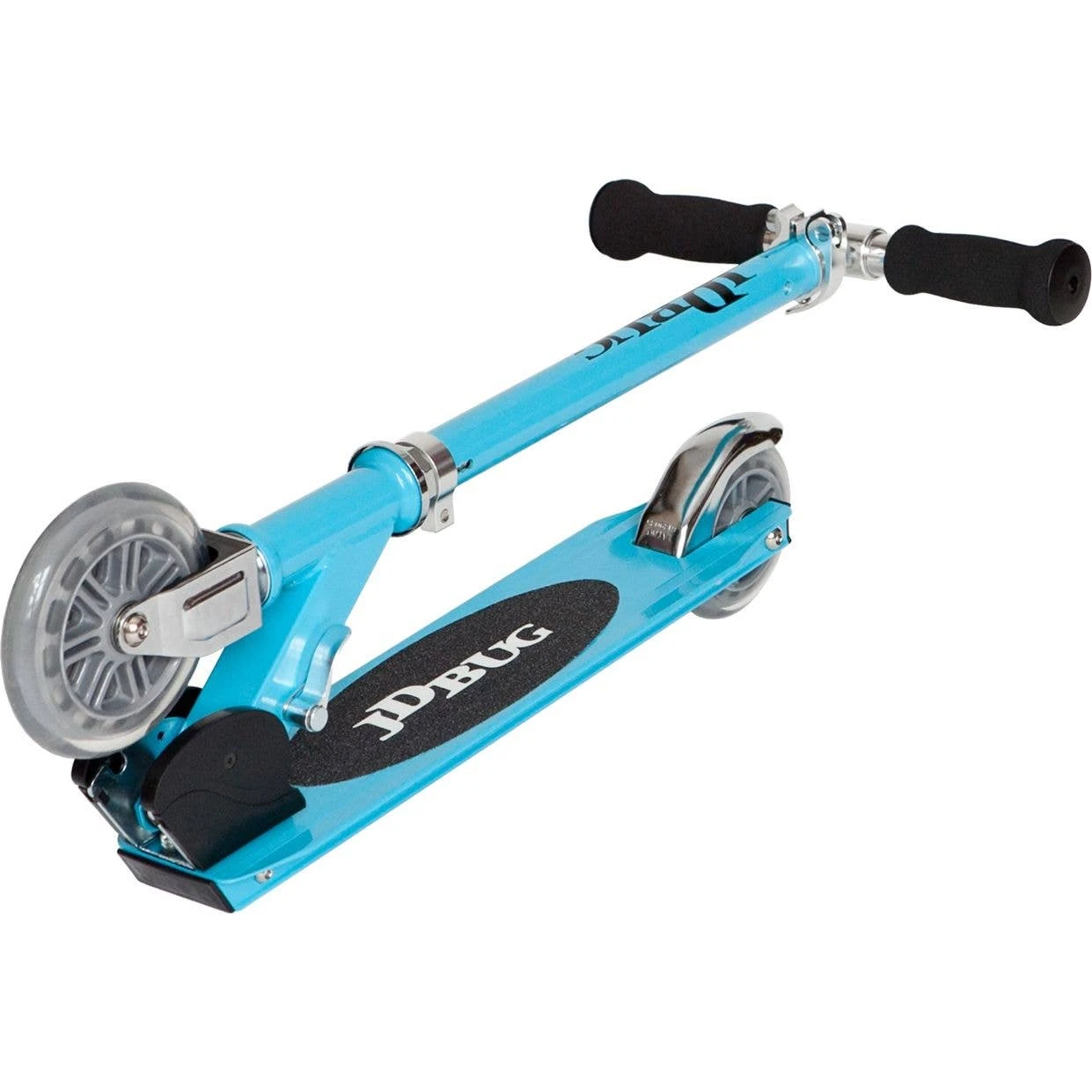 JD Bug Junior Street Folding Scooter - Sky Blue - Image 3