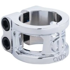 Oath Cage V2 HIC/IHC Scooter Collar Clamp - Neo Silver