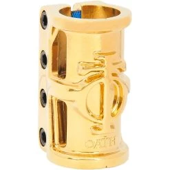 Oath Cage SCS Scooter Collar Clamp - Neo Gold