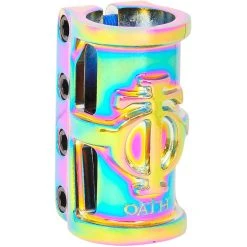 Oath Cage SCS Scooter Collar Clamp - Neochrome