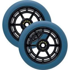 UrbanArtt Civic Scooter Wheels 110mm (Pair) - Arctic Blue/Black